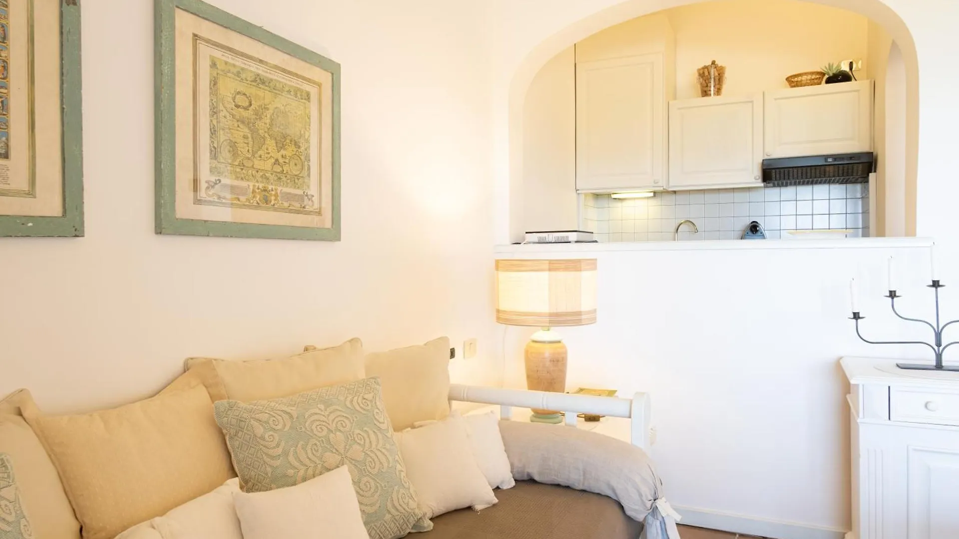 리시아 디 바카 Vista Mare Casa Con Piscina A Porto Cervo 아파트